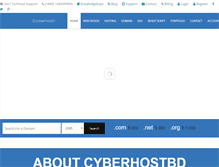 Tablet Screenshot of cyberhostbd.com